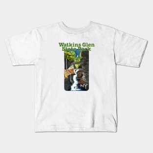 Watkins Glen State Park, New York Kids T-Shirt